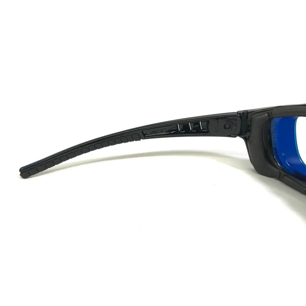 uvex by Honeywell Safety Goggles Eyeglasses Frames SW09 07 Blue Z87-2+ 56-21-127